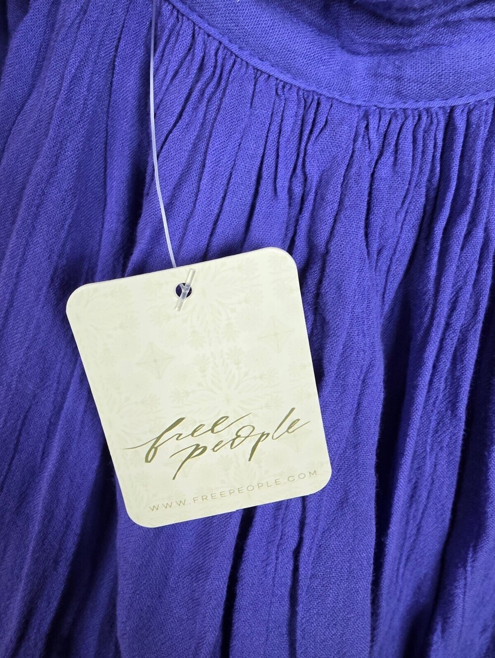 NWT Free People Purple High-Low Dress - Picture 3 of 4
